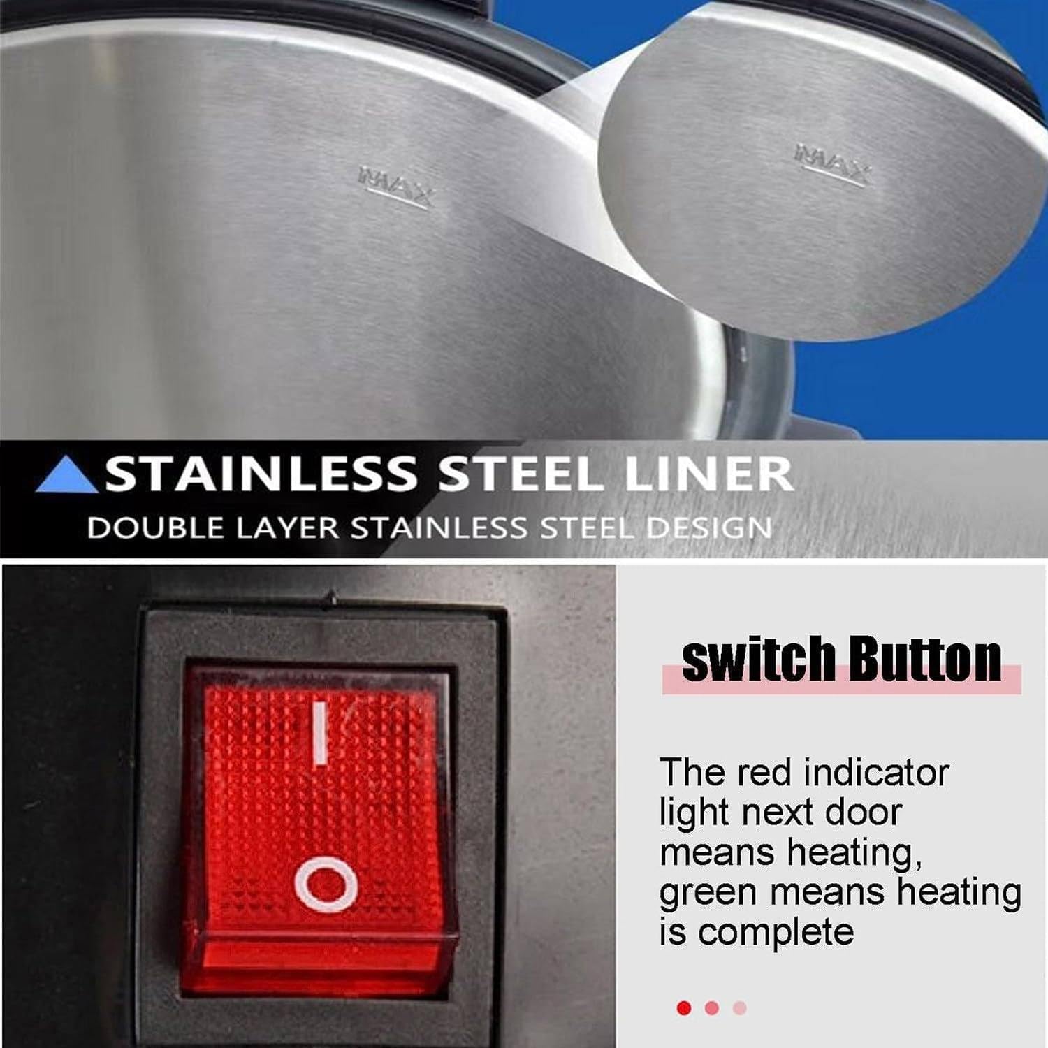 Fusor de Cera para Hacer Velas, crisol de Cera para Velas, Calentador de Velas eléctrico de Acero Inoxidable, Temperatura Ajustable 86 ℉-230 ℉ Pantalla LED para Hacer Velas,30L