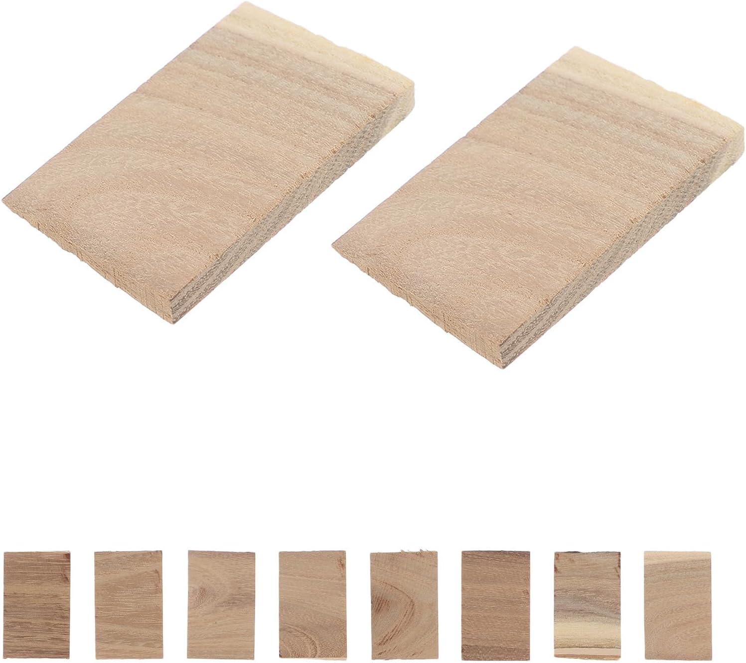 YARNOW 10pcs Wooden Axe Handle Fixing Shims Kit for Axes and Hammers, Replacement Wood Shims for Tool Repair, Sturdy Hardwood Material, 50mm X 30mm Size, for Garden and Outdoor Tool