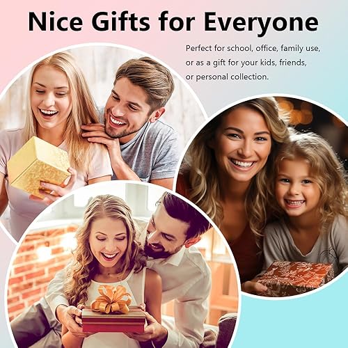 Miniatura 6 de 5 bolígrafos de tinta de gel retráctiles Auroral, bolígrafos astéticos, tinta negra, punta fina de 0.028 in, escritura suave, bonitos bolígrafos de