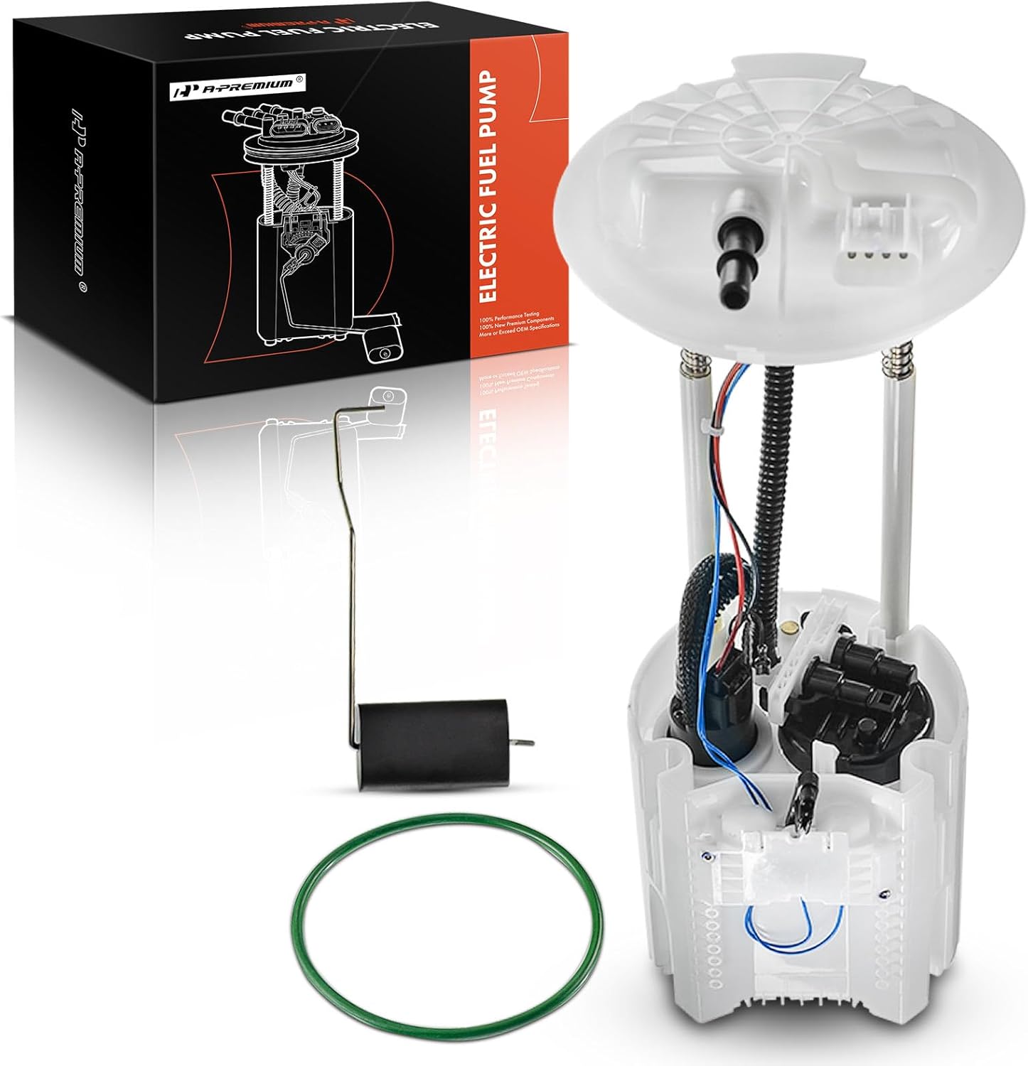 A-Premium Electric Fuel Pump Module Assembly with Sending Unit Compatible with Dodge Ram 1500 2008, 3.7L 4.7L 5.7L Gas, Replace# 55398705AB, 55398706AB