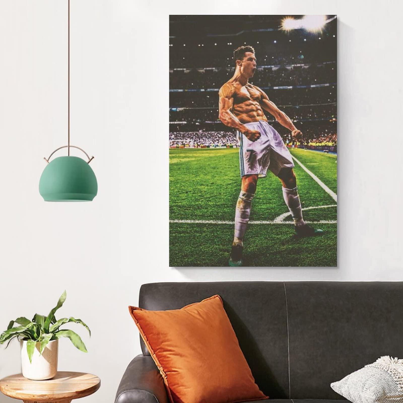 クリスティアーノ・ロナウド　美術品　アート作品　コーヒー豆 クリスティアーノ・ロナウド 美術品 アート作品 コーヒー豆