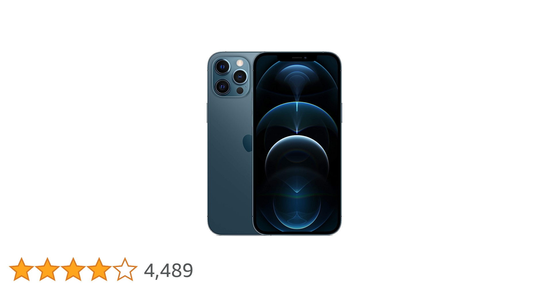 Apple iPhone 12 Pro Max, 128GB, Pacific Blue (Renewed) : Amazon.co