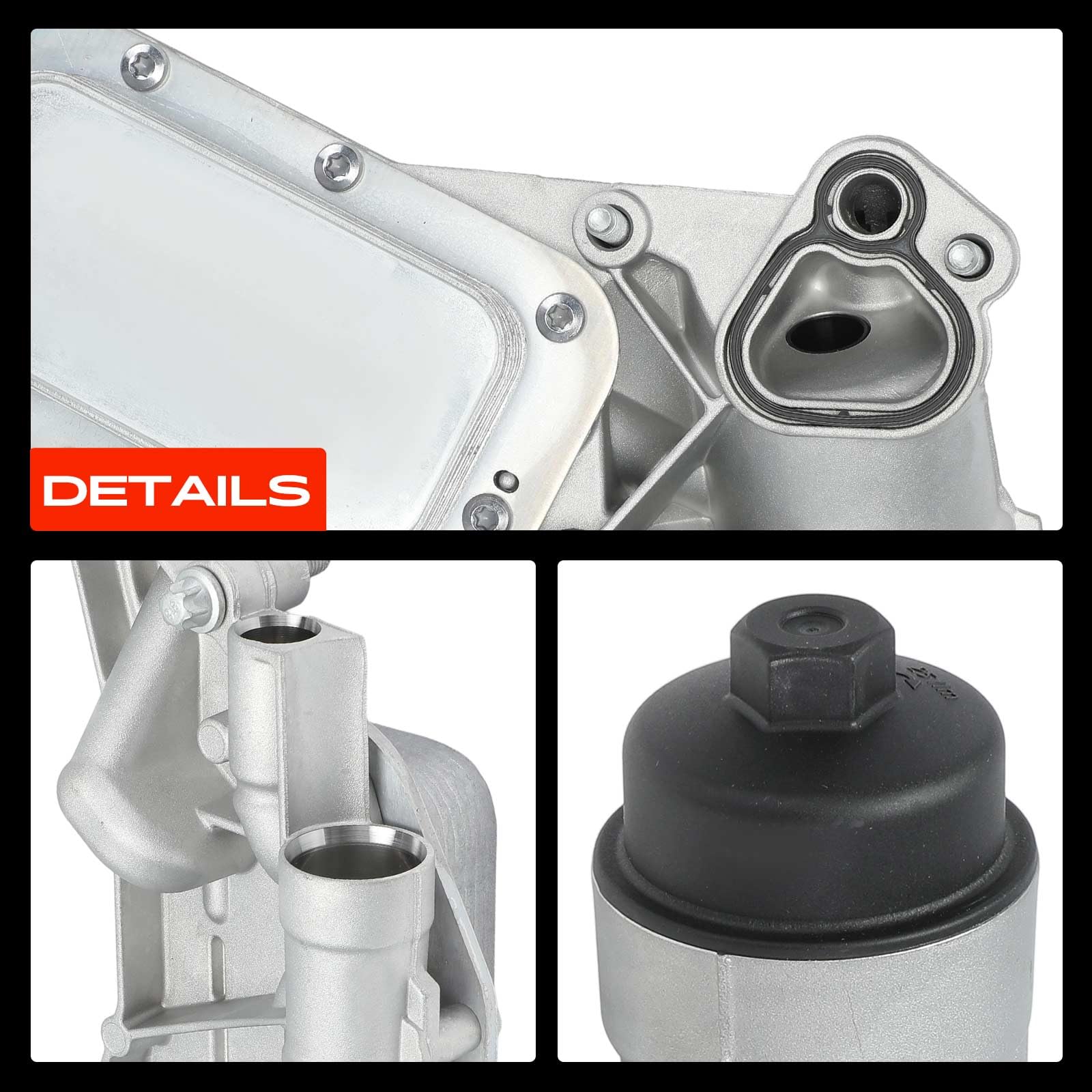 Frankberg Radiatore dell'olio Filtro dell'olio Benzina Compatibile con Zafira/Zafira Family B A05 1.6L Astra H Twintop A04 1.8L Astra H Caravan A04 1.6L Astra H A04 1.8L Astra J P10 1.6L 55353323