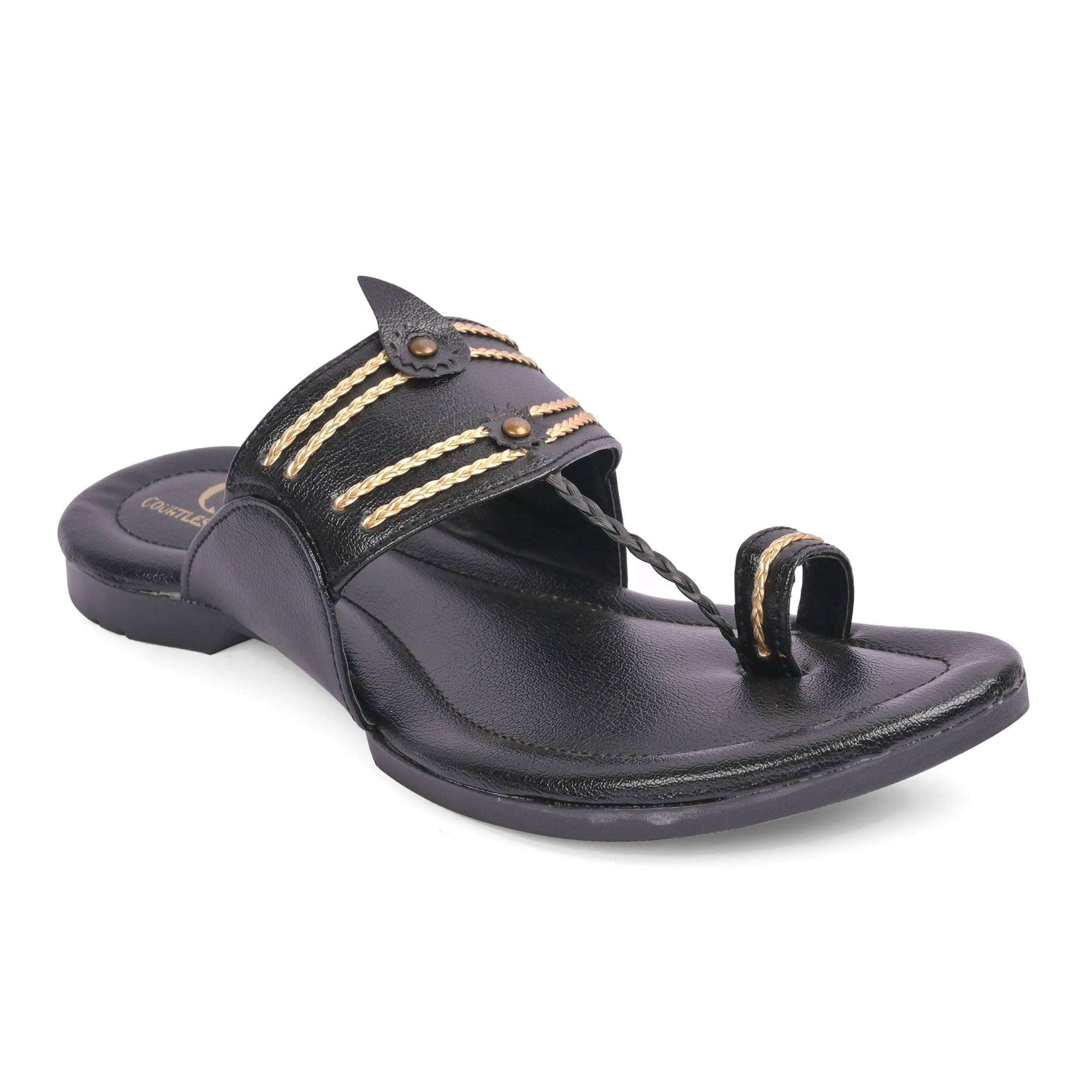 Kolhapuri Chappal for Men| Kolhapuri Slippers for Men| kolapuri chapal Men| Leather Slippers for Men| Leather Chappal for Men-CS-AB-Parent A13