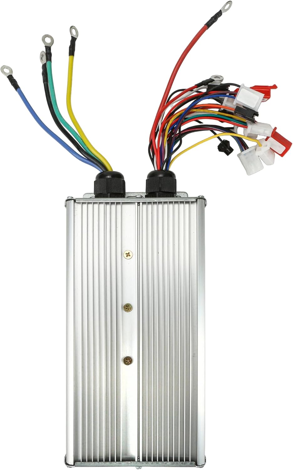 72V 3000W Brushless Motor Controller 48V 60V 72V 84V Intelligent E-Bike Controller Replacement for Electric Bicycle Scooter Maximum Current 80A, Aluminium Alloy Silver