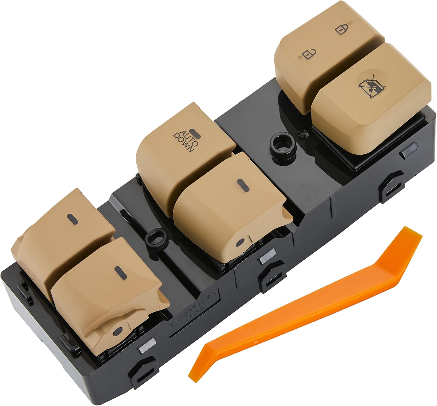 Power Window Switch for Hyundai Elantra 2011-2015 1.8L 2.0L L4 (AUTO Down) Left Driver Side Master Control Beige