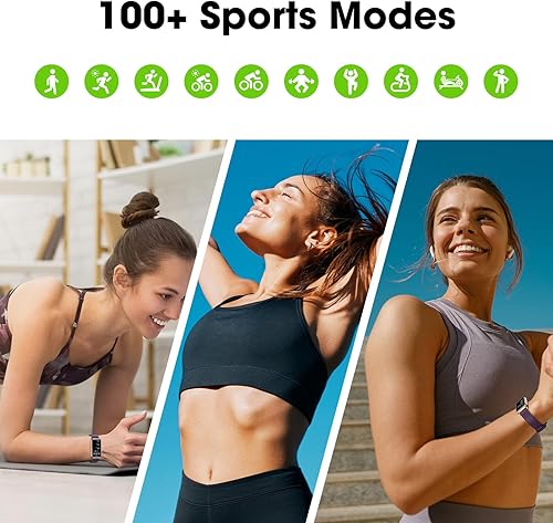 Miniatura 7 de Long Battery Pedometer Watch 14 Days Battery Life, Slim Design No AppPhone Required Fitness Tracker, 50 Meters Waterproof Smart Watch, Heart Rate &