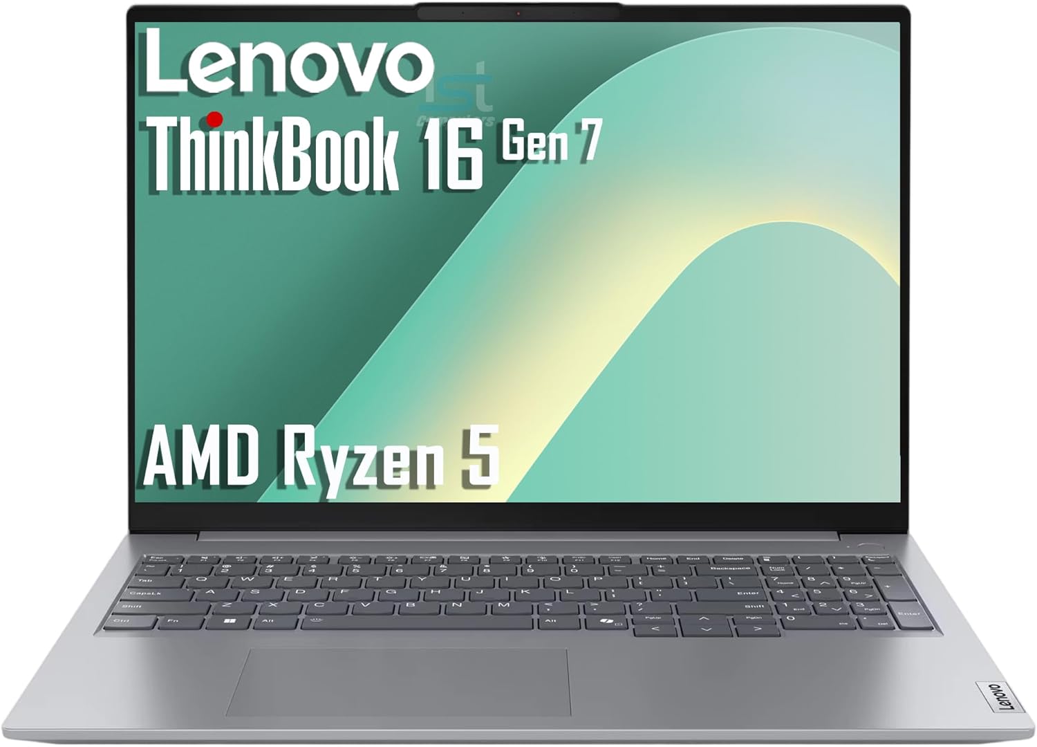 Lenovo ThinkBook 16 Gen 7, 16" FHD+, AMD Ryzen 5 7533HS (> Intel i7-1255U), Fingerprint Reader, Webcam, Ethernet, Wi-Fi, IST Computer Customized 16GB/32GB DDR5 RAM, 256GB/512GB/1TB/2TB SSD, Win 11 Pro
