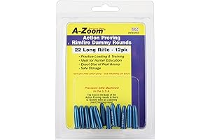 A-ZOOM Rimfire Action Proving Dummy Round 22LR Snap Caps for Dry Firing