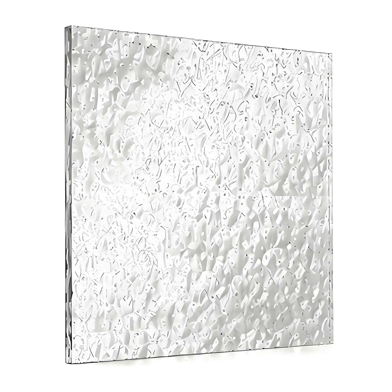 WOFDALY 3mm Stone Pattern Acrylic Sheet Clear Textured Plastic Panel for Privacy Window Cabinet Door Inserts Decorative Room Divider DIY Crafts and Display Projects,200x300mm