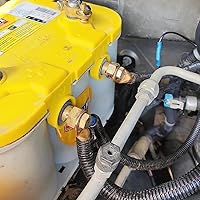 Vista 7 de Ampper - Perno de terminal de batería de poste lateral de latón de 3/8"-16, extensor de poste lateral de batería estándar compatible con poste GM