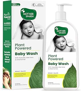 Mother Sparsh Plant Power Natural Baby Wash, 400 ml