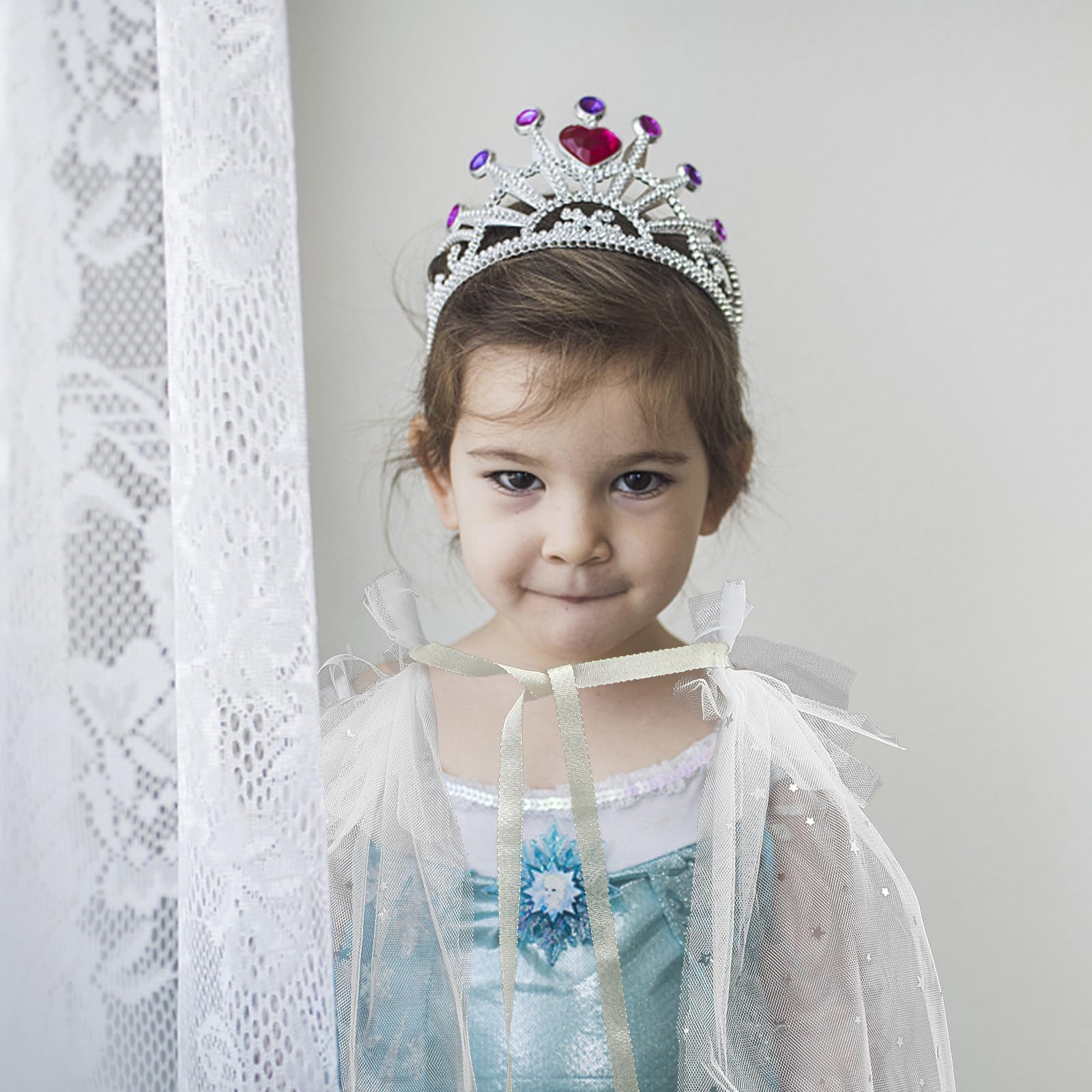 Uonlytech 1pieza Color Claro para Disfraz Infantil de Gasa Ligera y Transpirable para Fiesta y Cosplay para Niña Princesa Halloween y Navidad