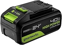 Vista 17 de Cargador de batería Greenworks de 24V con doble puerto (cargador genuino Greenworks)