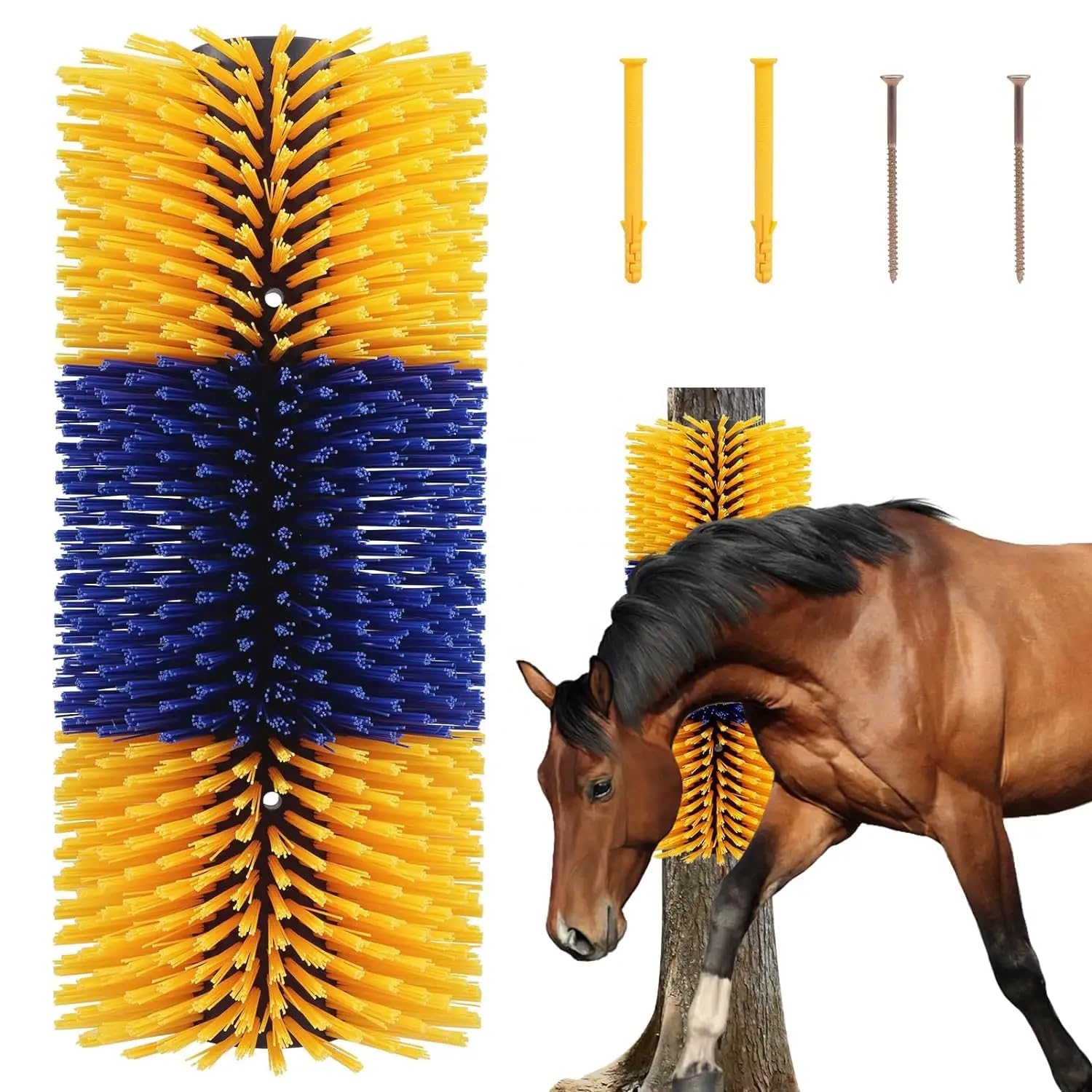 Brosse pour animaux de bétail contre les démangeaisons