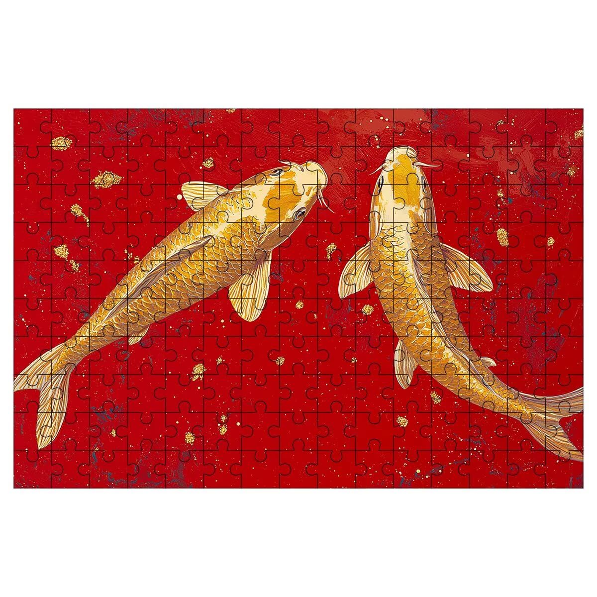 Puzzle 1500 sztuk, puzzle ryby drewniane puzzle dla dorosłych 87x57cm -1502