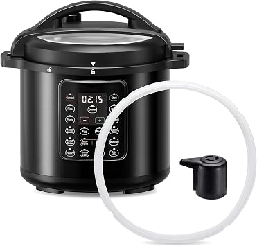 Replacement Parts, Silicone Sealing Rings for Instant Pot 6 Qt and Steam Release Valve Handle Replacement for Instant Pot Duo/Duo Plus 3, 5, 6 and 8 Quart, Instant Pot Accessories