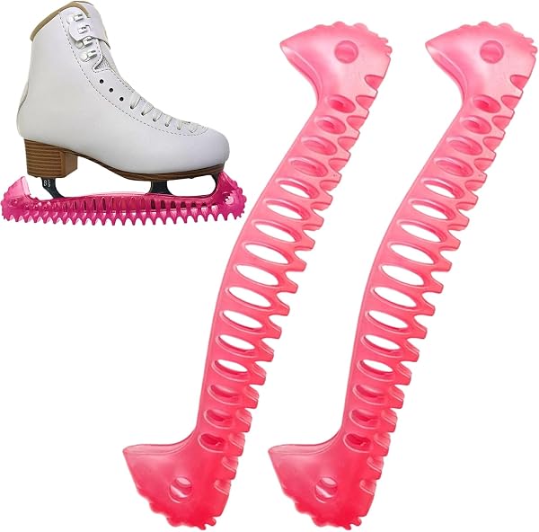 Protège-Patins À Glace | 1 Paire Protection Élastique Souple Légère | Ressort Réglable Protege Lame Patin A Glace, pour Le Hockey Ou Le Patinage Artistique - 1