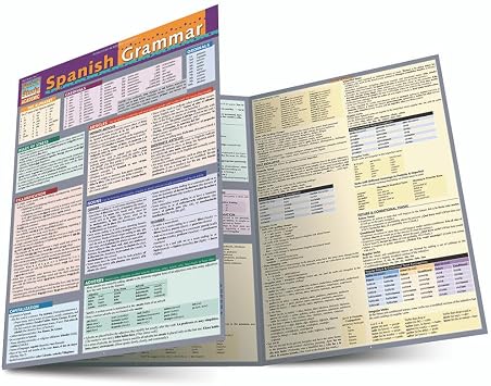 Spanish Grammar a QuickStudy Laminated Reference Guide