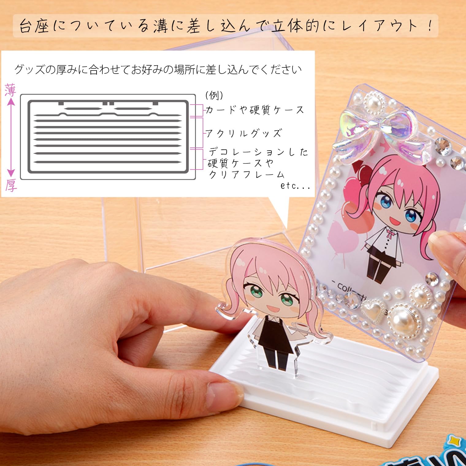 Amazon｜イノマタ化学(Inomata-k) 硬質カードケースディスプレイ 10個