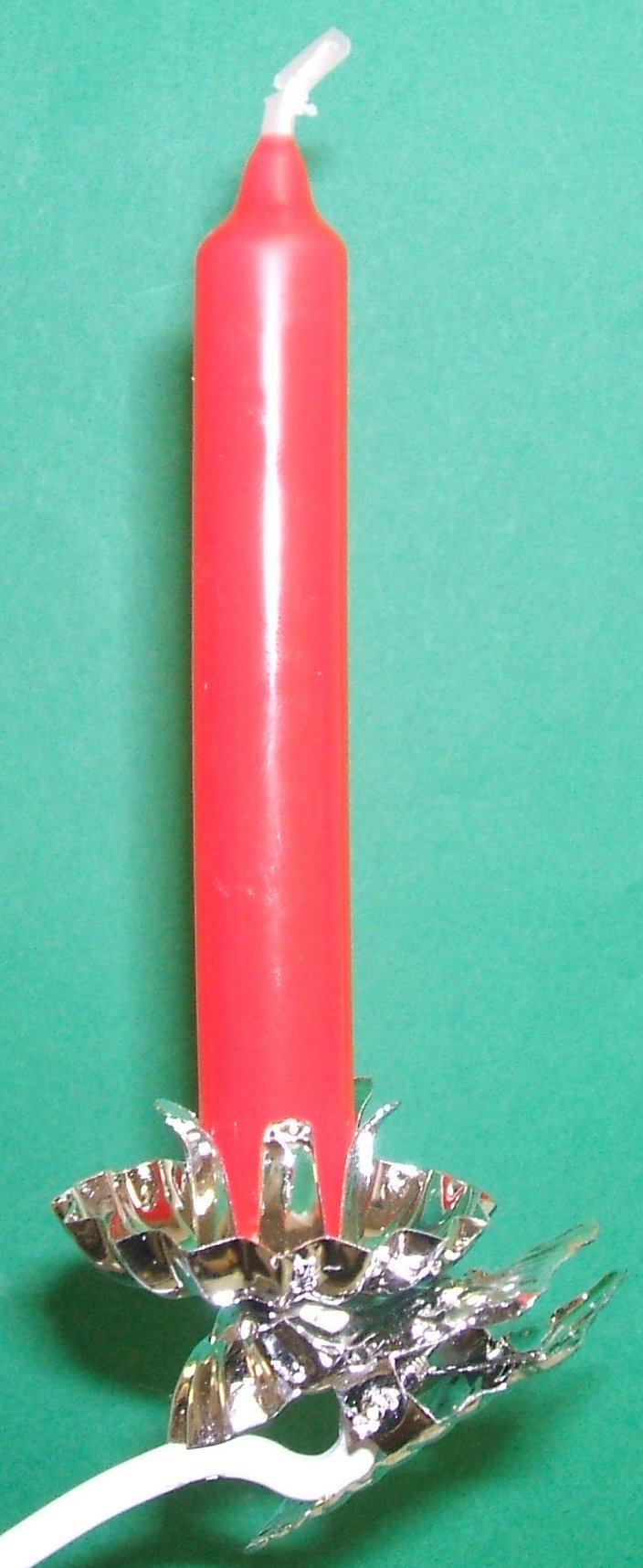 Riffelmacher Baumkerzenhalter 10 Stück 15mm 10002 - Silber -