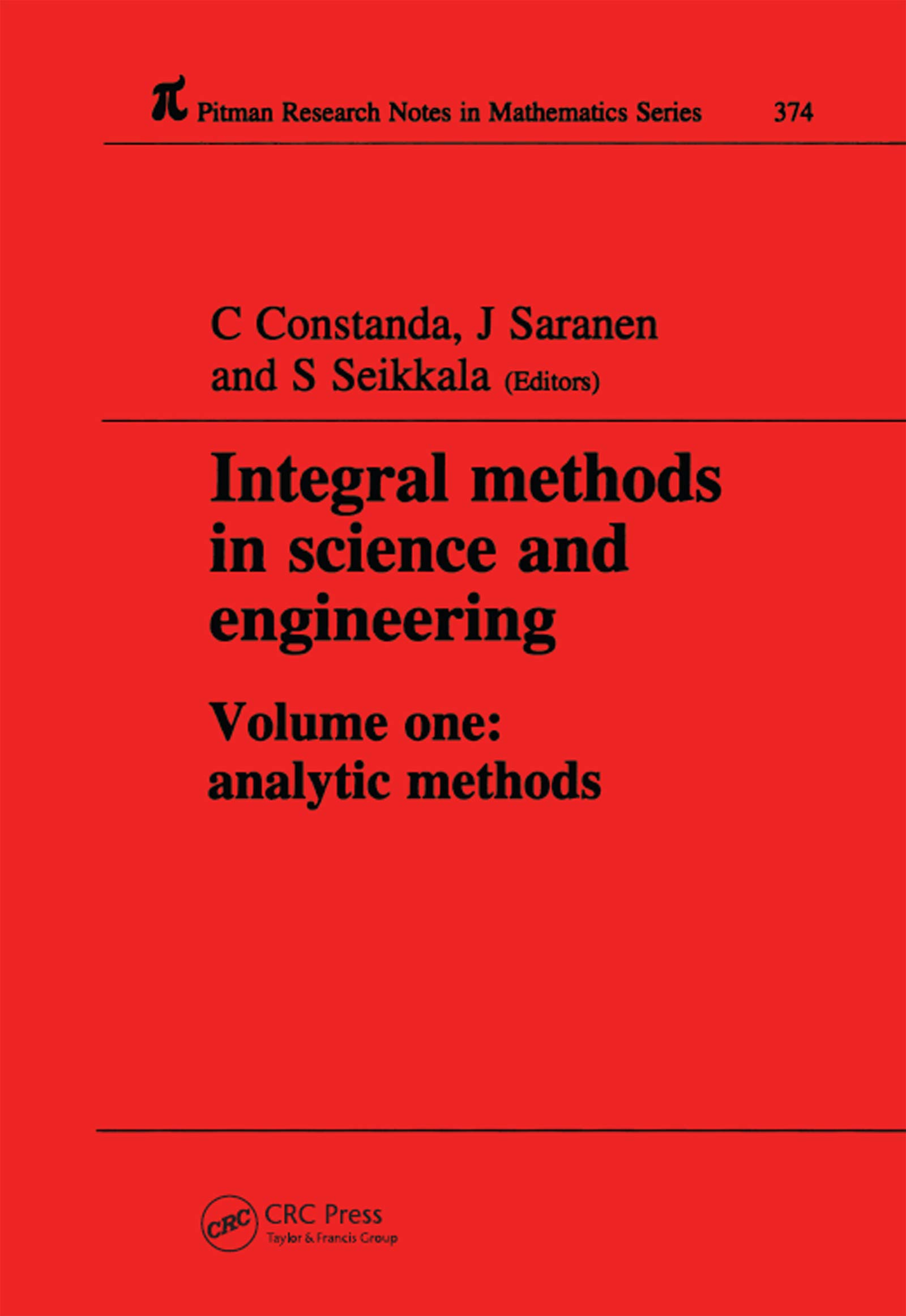 Integral Methods in Science and Engineering Livre de Mathématiques Appliquées