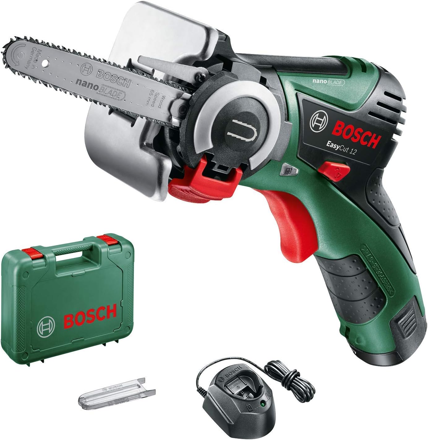 Bosch 06033C9070 EasyCut 12 Cordless Nano Blade Saw with 12 V Lithium-Ion Battery, Green