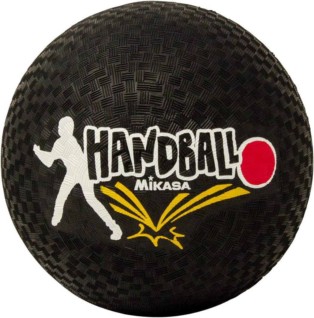 Mikasa D116 School Playground Handball, Black, 8 1/2 in