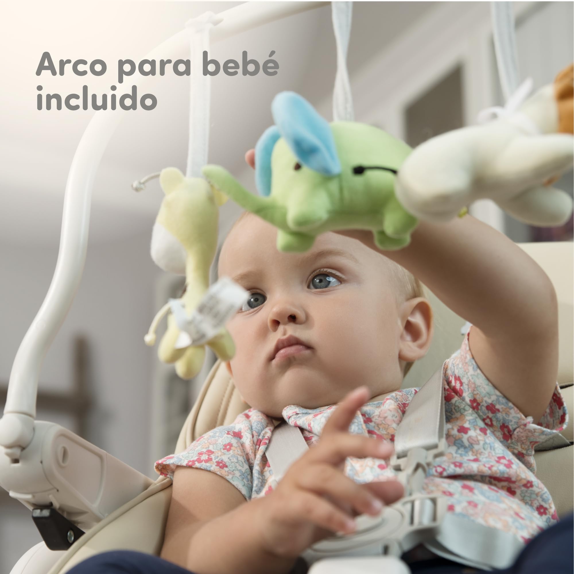 Sweety Fox Tronas de Bebe Evolutiva - Respaldo para Niño Reclinable 5 Posiciones - Trona Portatil Bebe 7 Alturas Diferentes - Trona Bebe - Negro