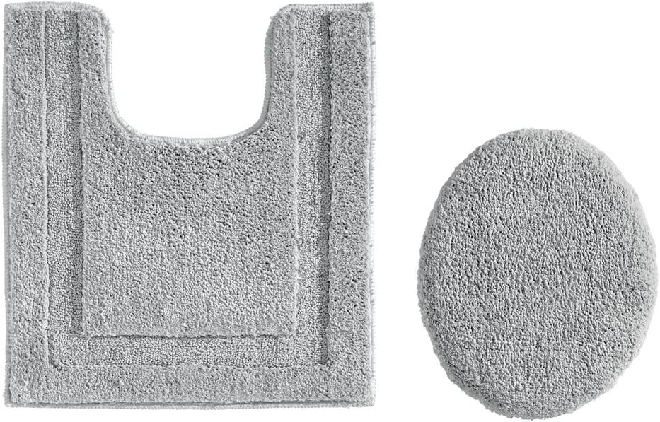 InterDesign 2Piece Bathroom Set Spa Microfiber, NonSlip
