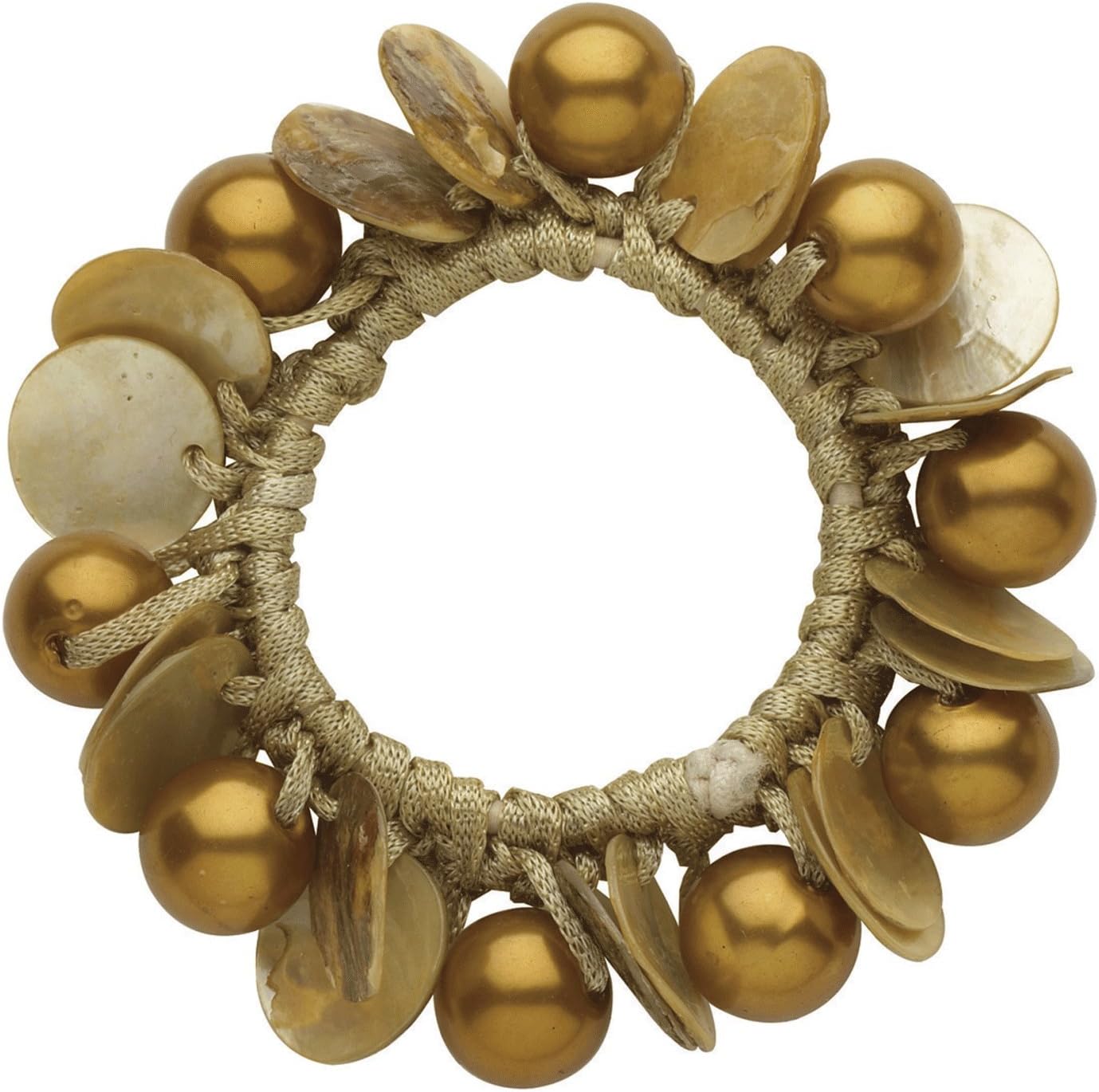 Topaz Pearl Shell Pony Bracelet
