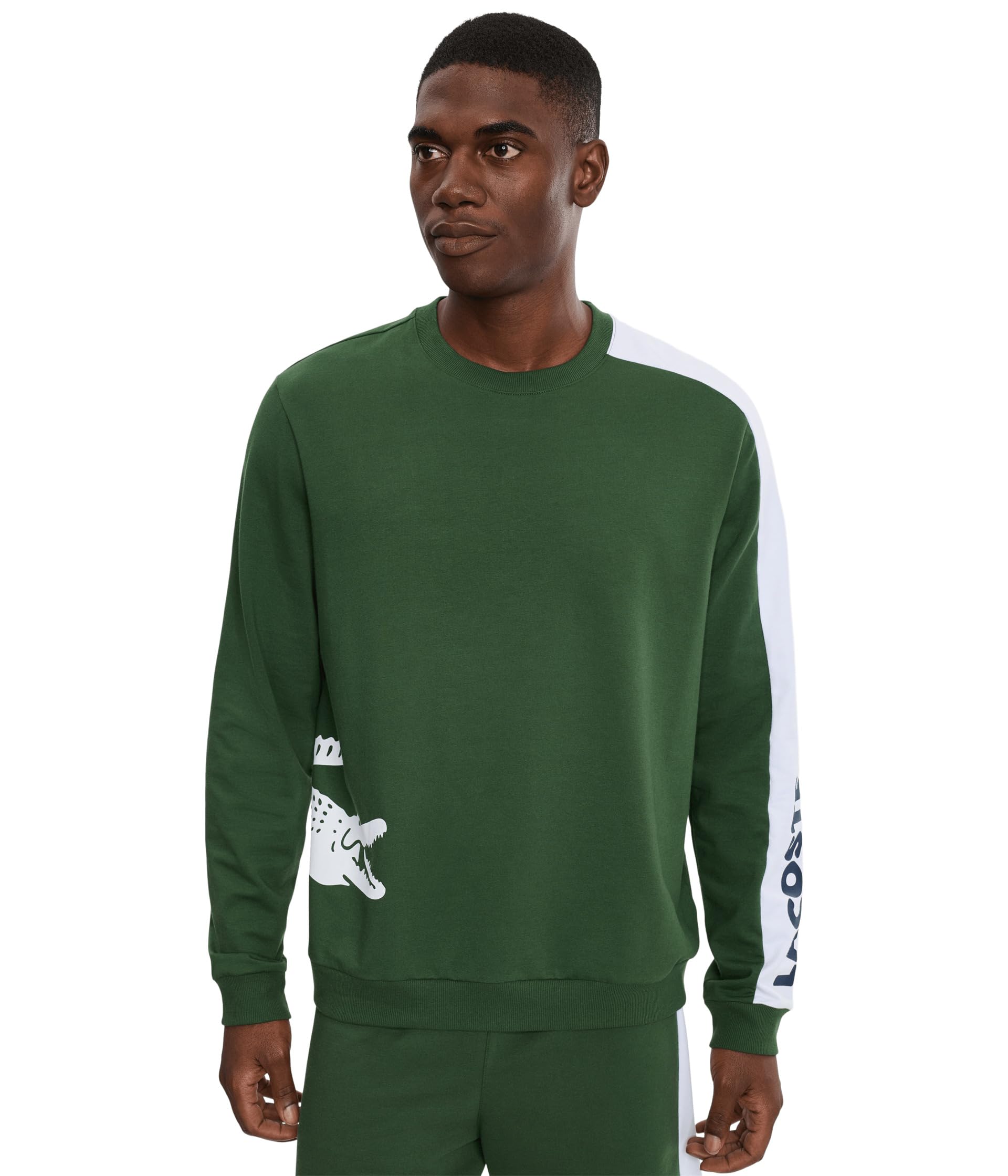 Printed Fleece Loungewear Sweatshirt