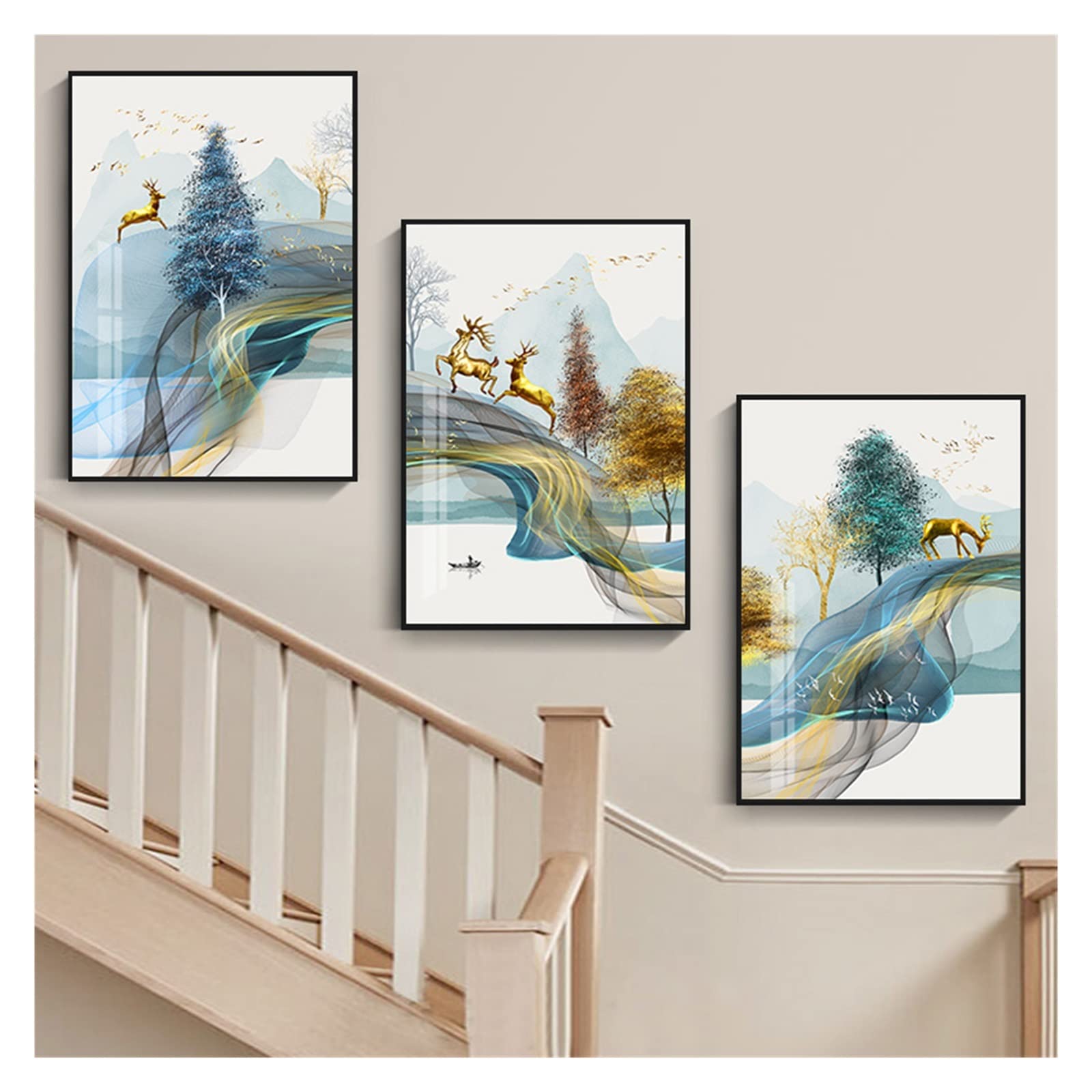 Amazon.co.jp: ASDFGHT 家の装飾の絵画 キャンバスウォールアート