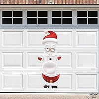 Vista 7 de KatchOn Imanes de refrigerador de Papá Noel, grandes, 36 pulgadas, imanes de Navidad para nevera, decoración de puerta de refrigerador y garaje