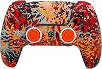 Vista 56 de Custom Wireless Controller Compatible with PS5 - Multiple Designs Available (Gold Chrome)