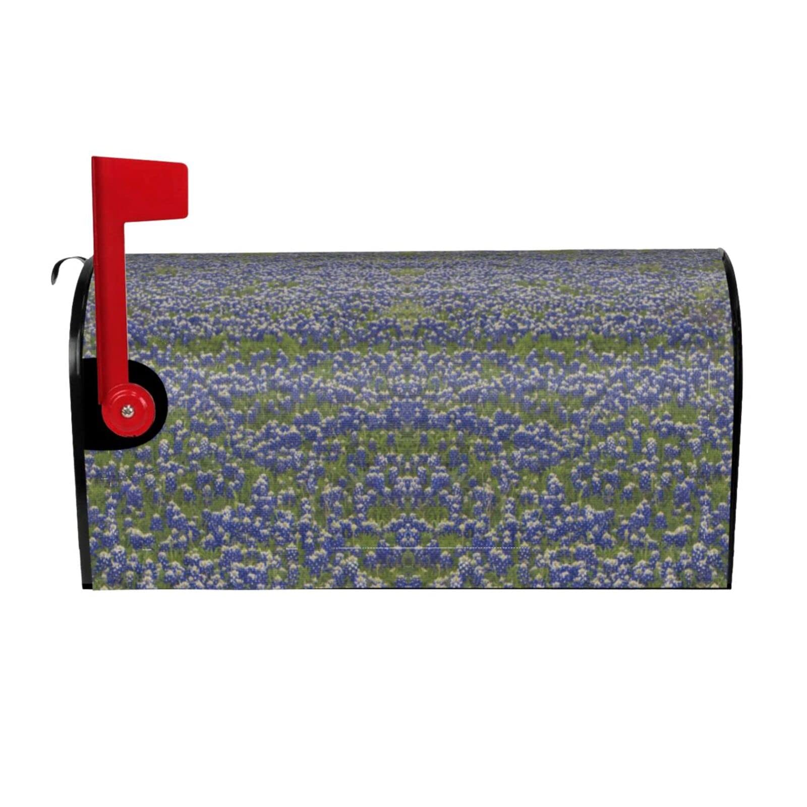 Boîte aux lettres magnétique décor taureau pour jardin fleuri
