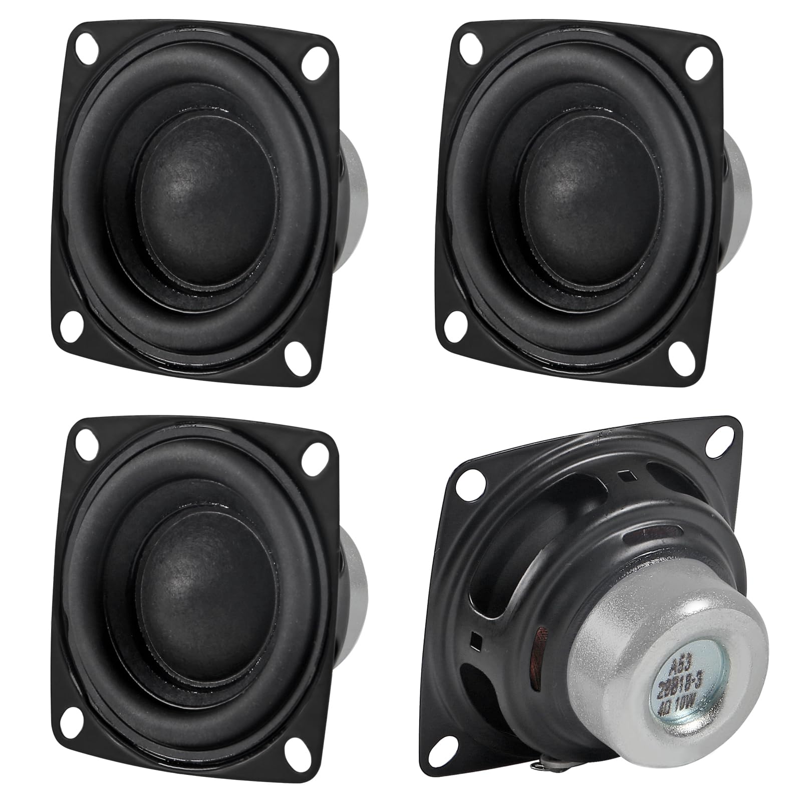 Shutao 4Pcs 2 Inch 10W Audio Speaker Driver Full Range 4 Ohm Bluetooth Speaker 53MM Bass Loudspeaker for Repair Multimedia Home Audio
