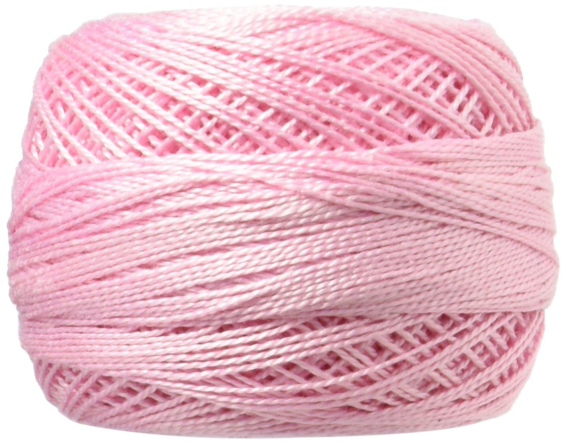 DMC Pearl Cotton Ball Size 12 141yd-Light Mauve — image 1