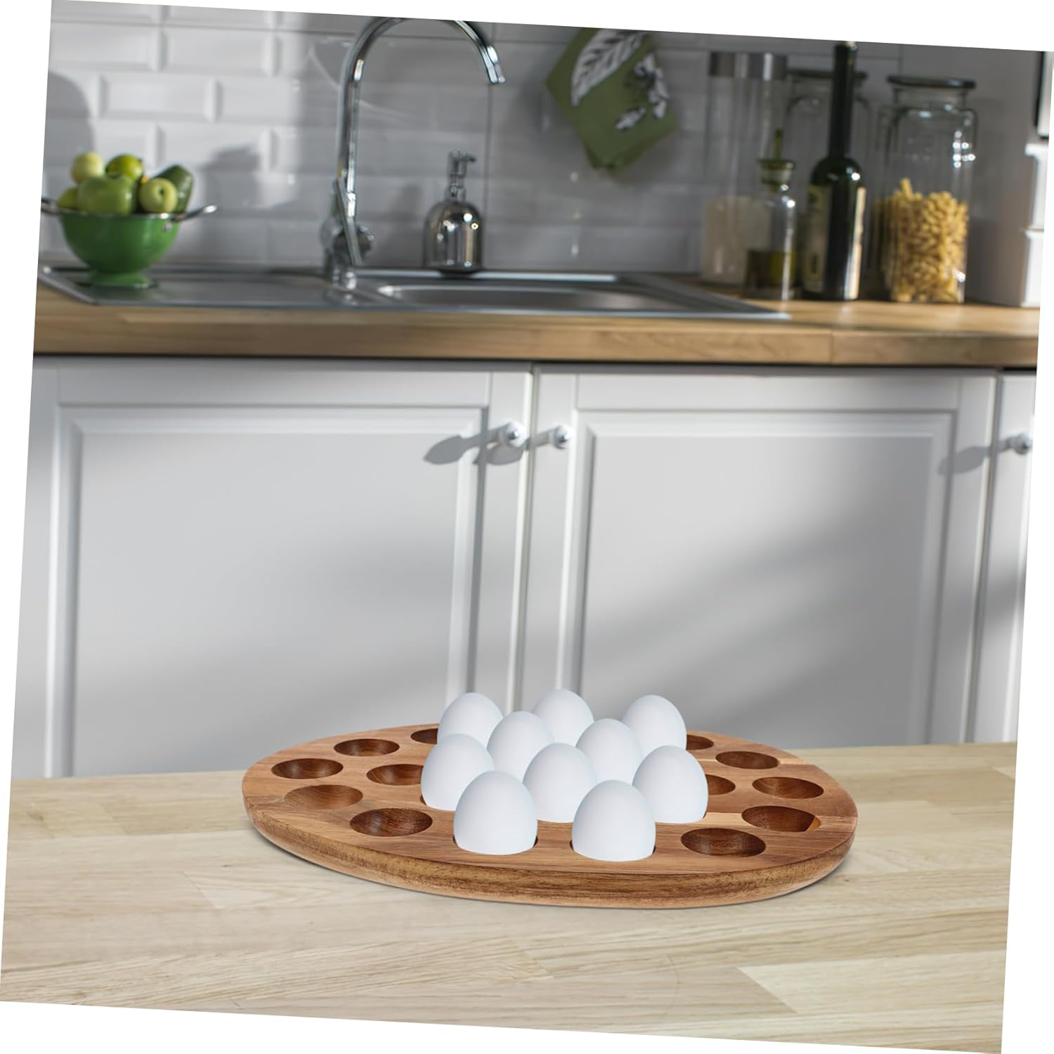 Alipis Egg Storage Tray for Eggs for Kitchen and Refrigerator Design and Storage Rustic Aesthetic for Home Use