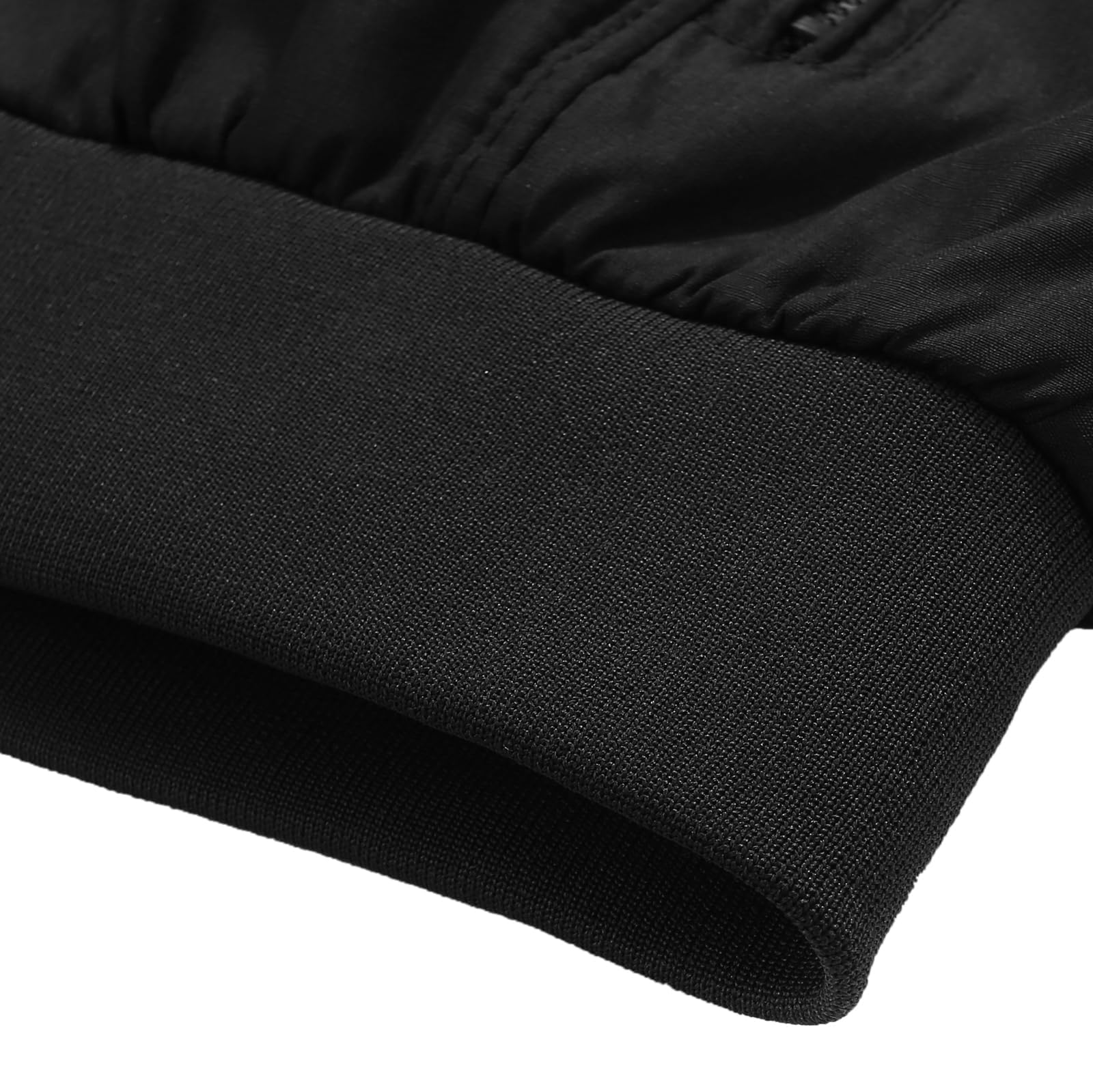 KUDORO Blouson Homme Léger pour Printemps Été Zippée Veste d'Extérieur Bomber de Couleur Uni Veste à Col Montant Jacket Homme Coup-Vent de l'Aviateur Thin Classique Décontracté Casual