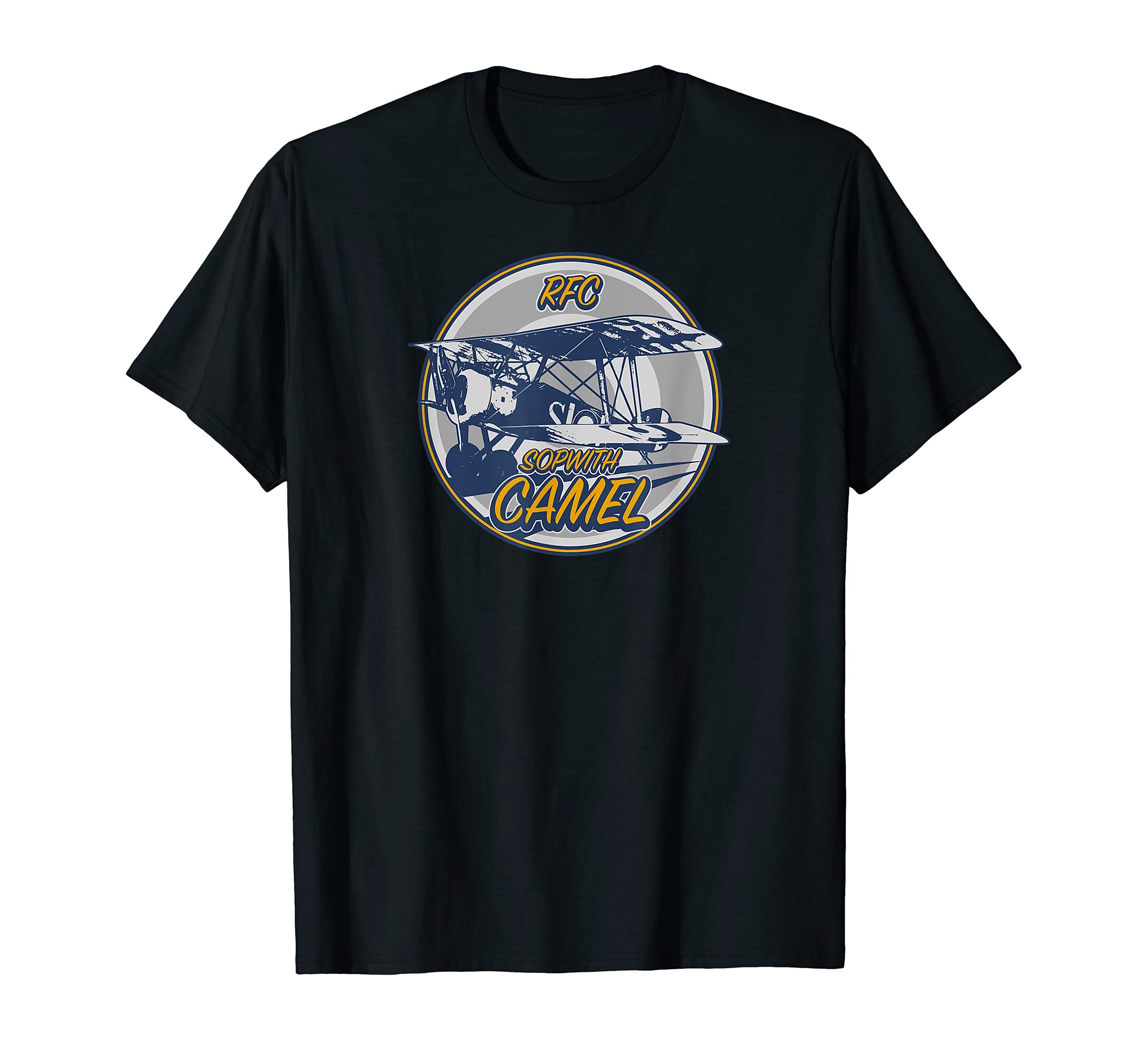 Royal Flying Corps & WW1 Fighter Plane GiftsSopwith Camel T-Shirt