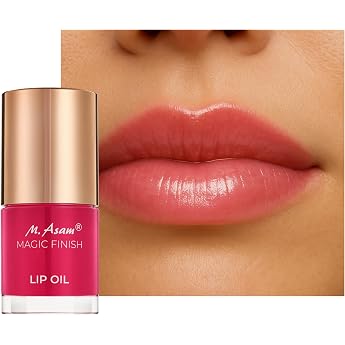 M. Asam Magic Finish Lip Oil Raspberry Dream (6ml) | Lippen&ouml;l F&uuml;r Gepflegte, Gl&auml;nzende Lippen, Spendet Feuchtigkeit & Volumen