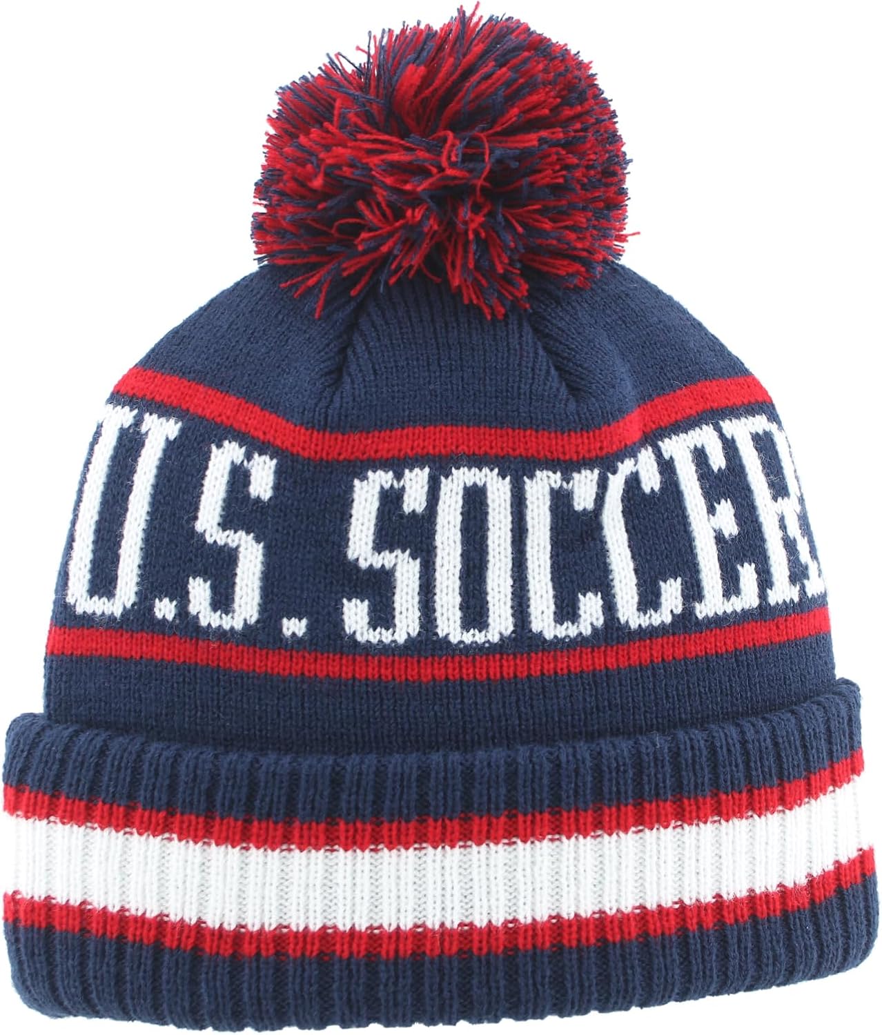 U.S. Men's Soccer Officially Licensed USMNT Youth Pom Beanie Freestyle Team Color