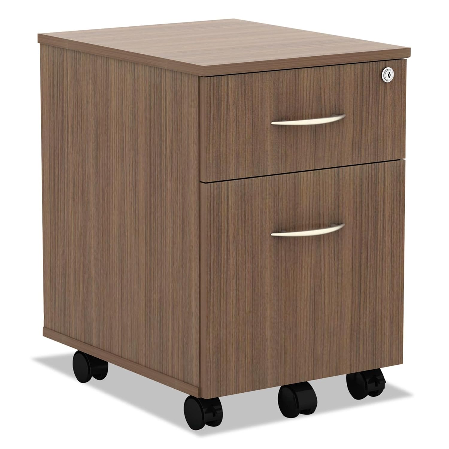 Alera ALE Valencia Series Mobile Box/File Pedestal, 15 7/8 x 19 1/8 x 22 7/8, Walnut - Review, Price and Buying Guide