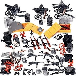 Kolobok WW2 Nazi Toys War Set - WWII German Army Men Blitzkrieg Soldiers Weapons Pack – Guns and Accessories for Minifigures - Building Blocks Military Toys 90 pcs Compatible with Major Brands