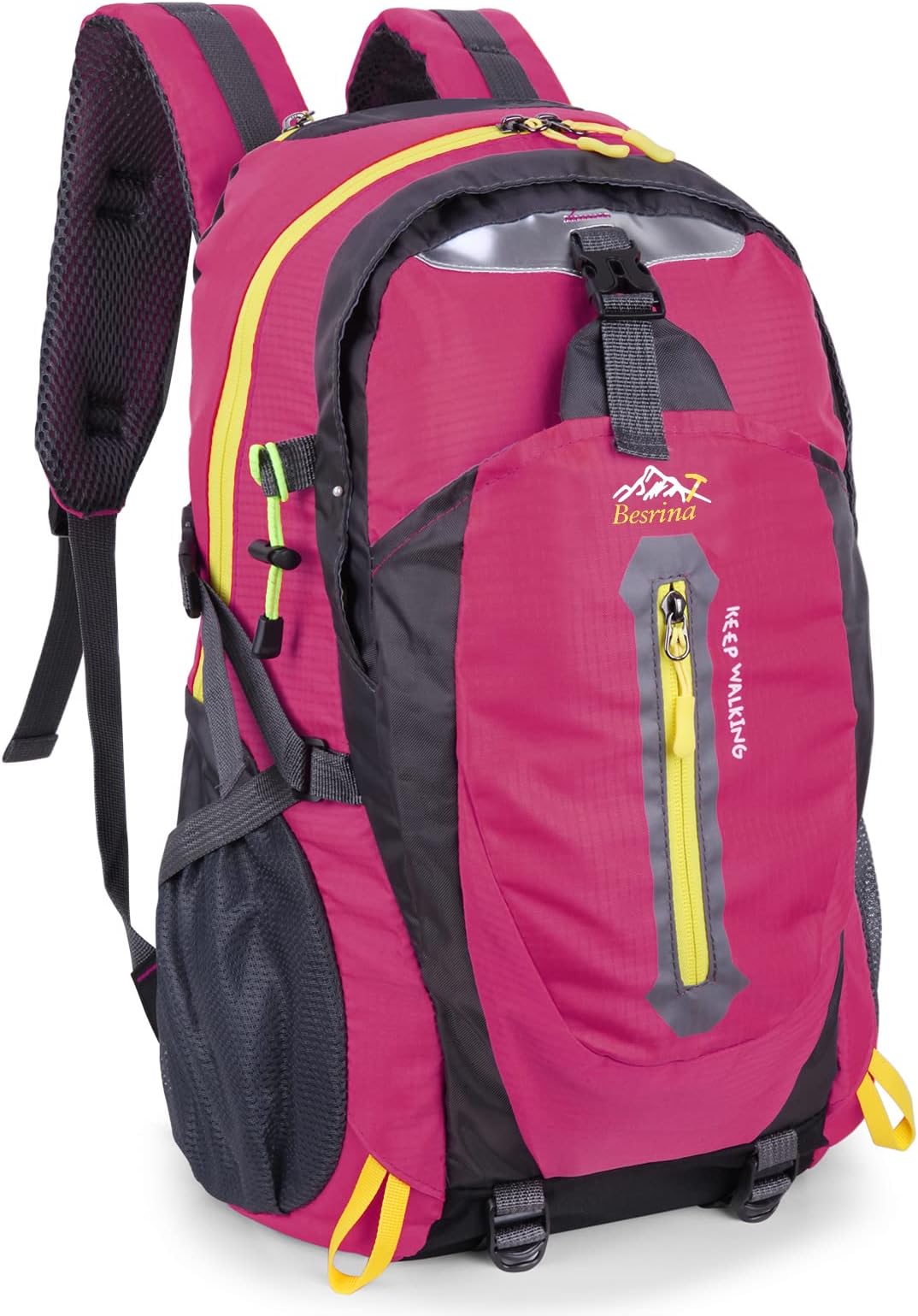 40L Lightweight Hiking Backpack, Multi-functional Water-resistant Casual Camping Trekking Rucksack for Cycling Travel Climbing Mountaineer Outdoor Sport