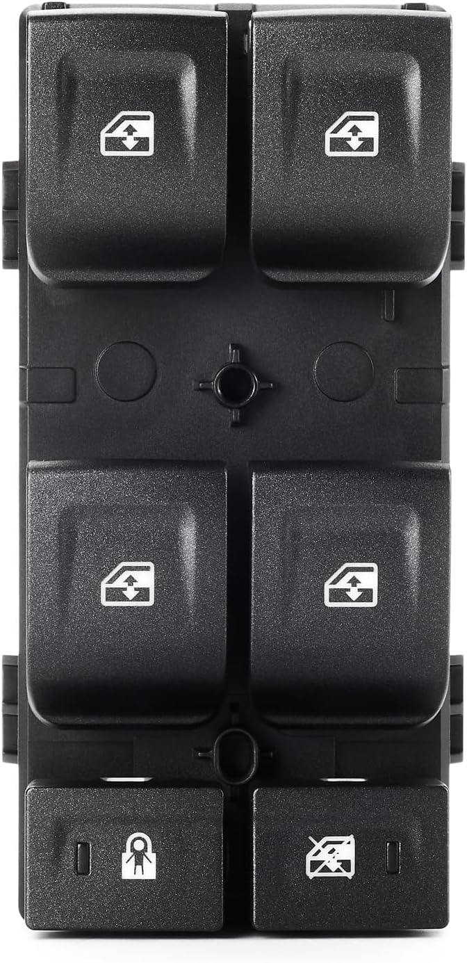 Master Driver Side Window Switch for 2015-2020 Chevy Suburban Tahoe, GMC Yukon XL - Power Window Switch, Door Lock Control, Replacement 23427094, DWS1824, 1S15768