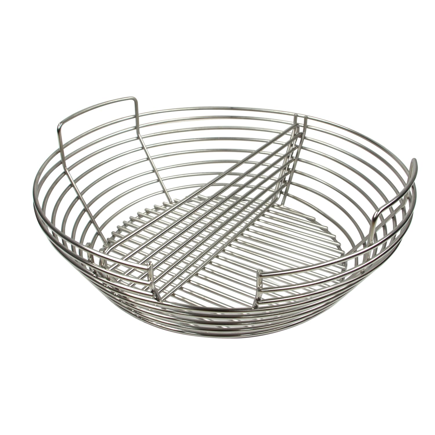 YNNI KAMADO TQKAB25 Panier à cendres pour grilles de 63,5 cm + Grille de séparation centrale amovible