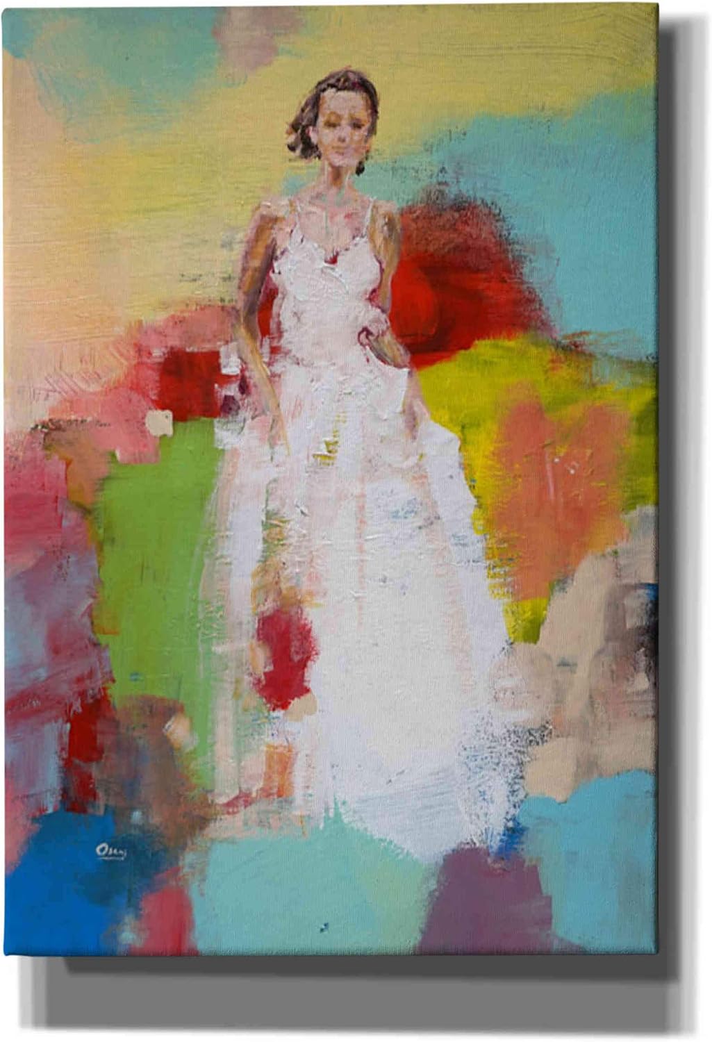Epic Graffiti 'Springtime' by Oscar Alvarez Pardo, Canvas Wall Art, 12"x18"
