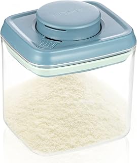 COSYLAND ANKOU Contenitore Sigillato - Contenitore per Alimenti Ermetico e Impilabile - 0,32 L per Cibo,Arbe Aromatiche,Spezie,Blu